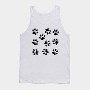 Cute Little Paws 3D - Pattern Design Tank Top